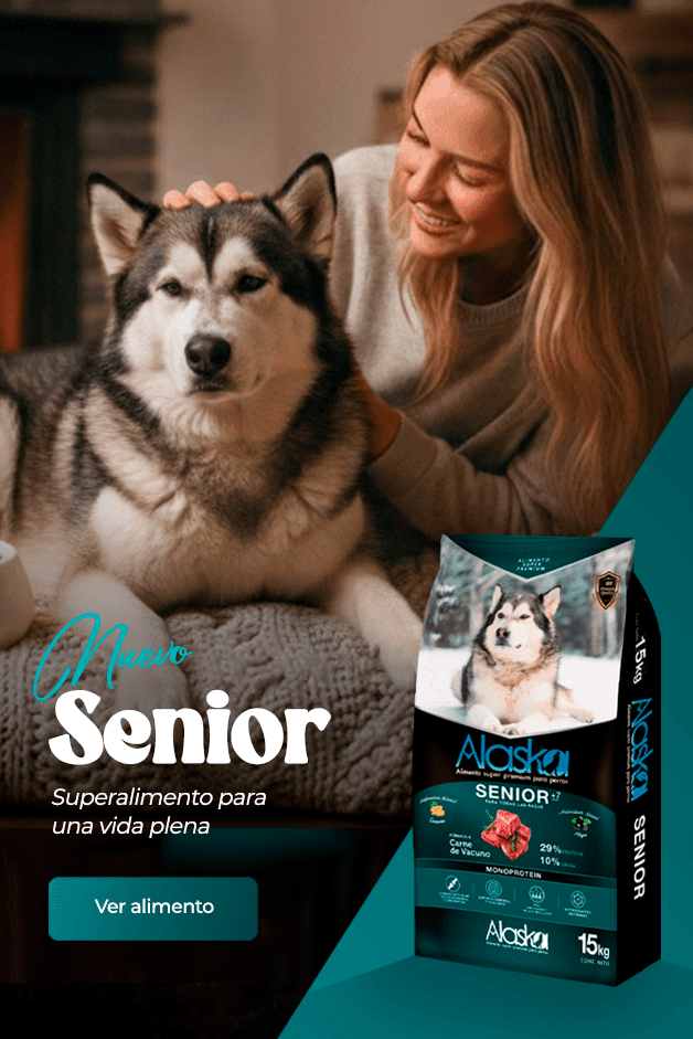 Nuevo Alaska Senior. Superalimento para una vida plena. Ver alimento.